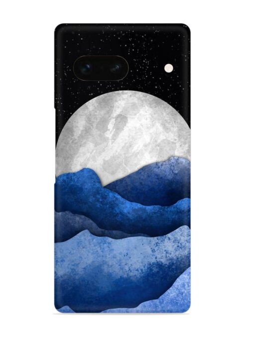 Full Moon Mountain Vector Snap Case for Google Pixel 7A Zapvi