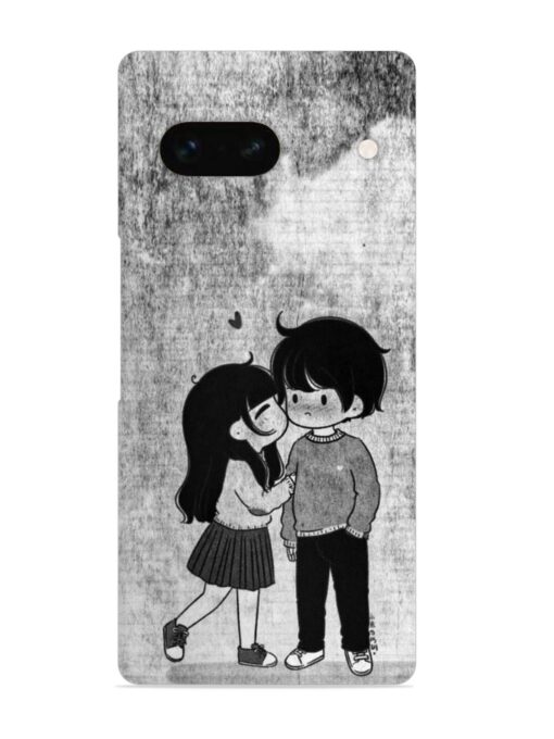 Couple Love Highlights Snap Case for Google Pixel 7A Zapvi