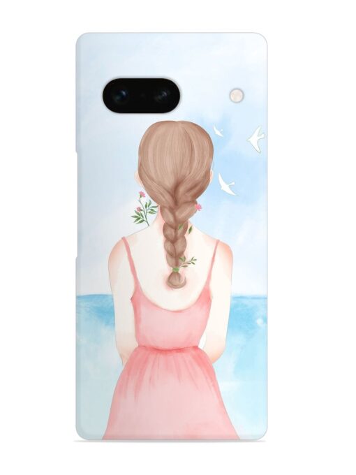 Watercolor Girl Vector Snap Case for Google Pixel 7A Zapvi