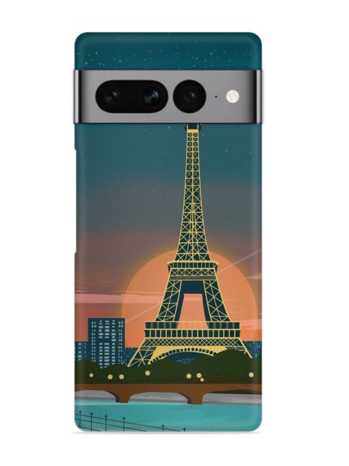 Scenery Architecture France Paris Snap Case for Google Pixel 7 Pro Zapvi