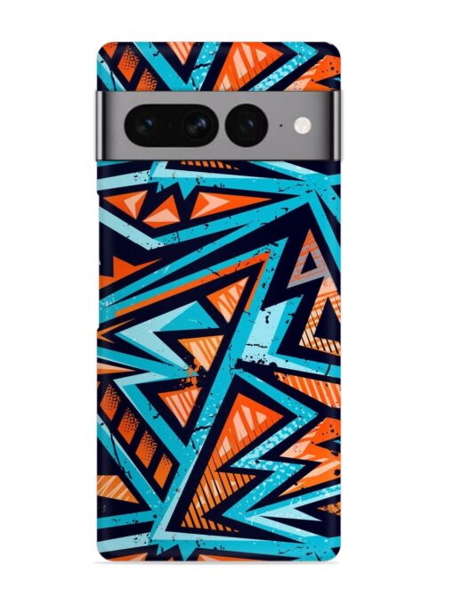 Abstract Seamless Grunge Snap Case for Google Pixel 7 Pro Zapvi