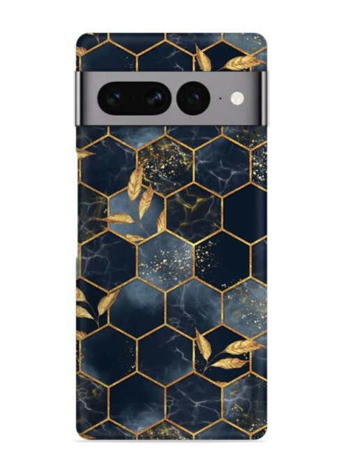 Marble Hexagon Seamless Snap Case for Google Pixel 7 Pro Zapvi