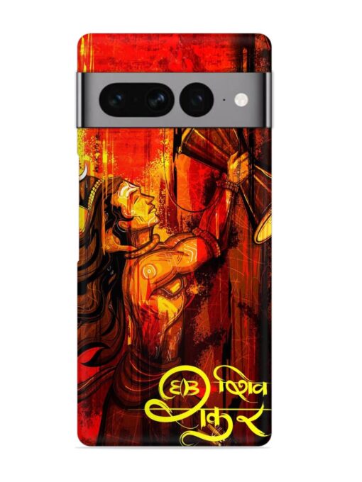 Illustration Lord Shiva Snap Case for Google Pixel 7 Pro Zapvi