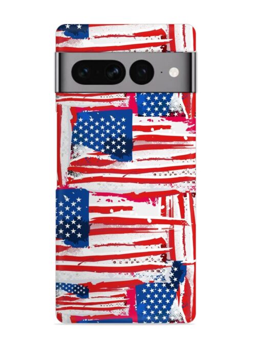 Usa Flag Seamless Snap Case for Google Pixel 7 Pro Zapvi