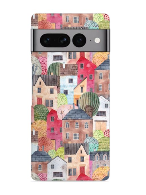 Abstract Seamless Pattern Snap Case for Google Pixel 7 Pro Zapvi