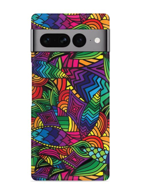 Abstract Multicolor Seamless Snap Case for Google Pixel 7 Pro Zapvi