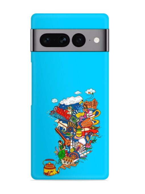 Vector Design Indian Snap Case for Google Pixel 7 Pro Zapvi