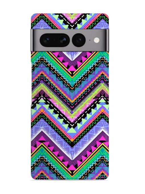 Tribal Aztec Print Snap Case for Google Pixel 7 Pro Zapvi