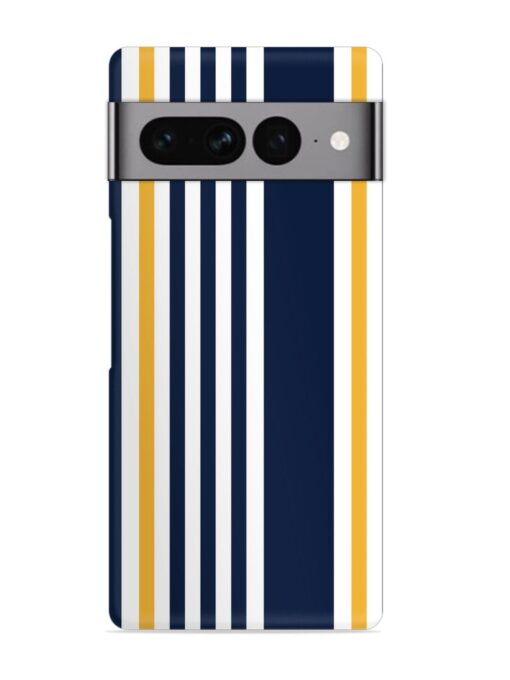 Seamless Stripe Pattern Snap Case for Google Pixel 7 Pro Zapvi