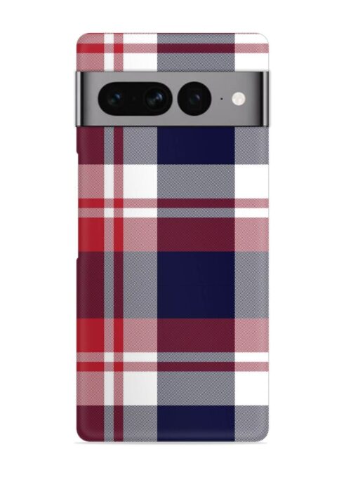 Classic Plaid Tartan Snap Case for Google Pixel 7 Pro Zapvi