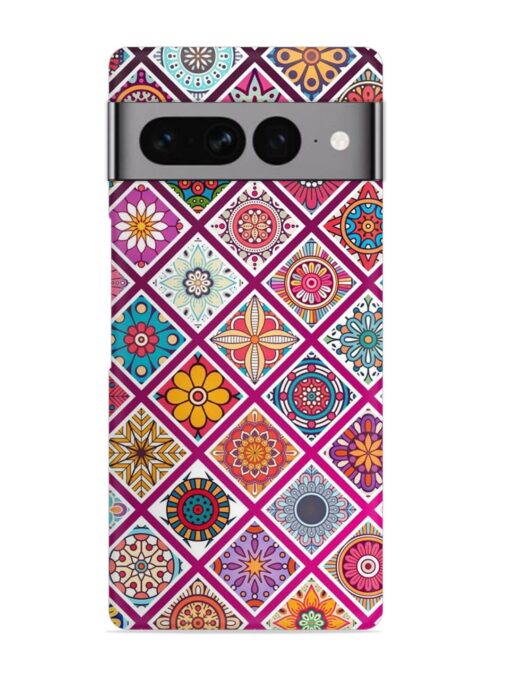 Seamless Tile Pattern Snap Case for Google Pixel 7 Pro Zapvi