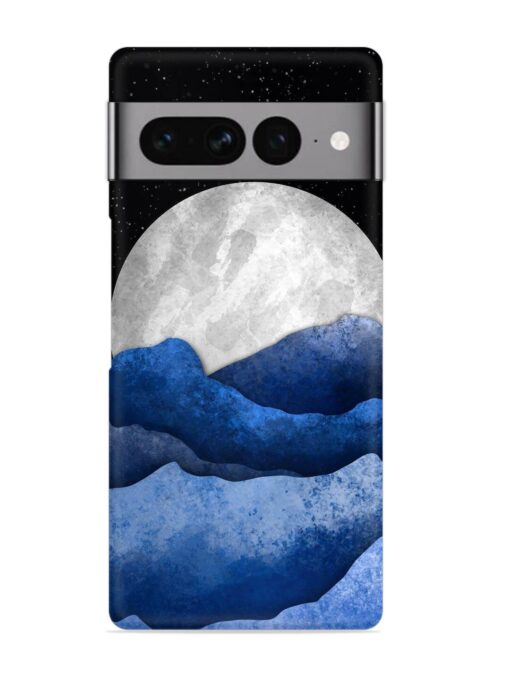 Full Moon Mountain Vector Snap Case for Google Pixel 7 Pro Zapvi