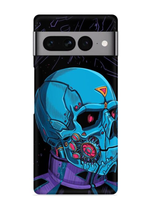 Skull Robo Vector Snap Case for Google Pixel 7 Pro Zapvi