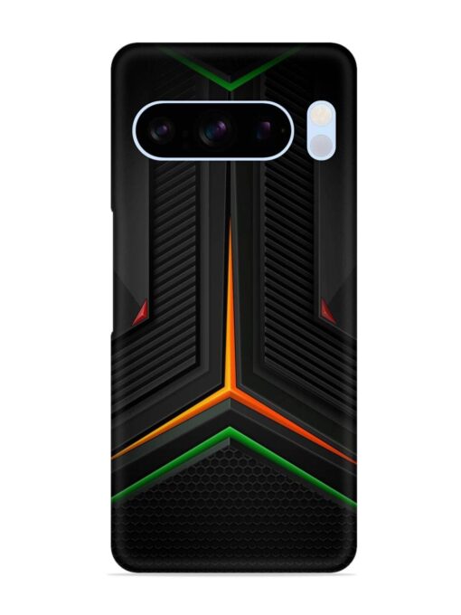 Orange Triangle Light Snap Case for Google Pixel 8 Pro Zapvi