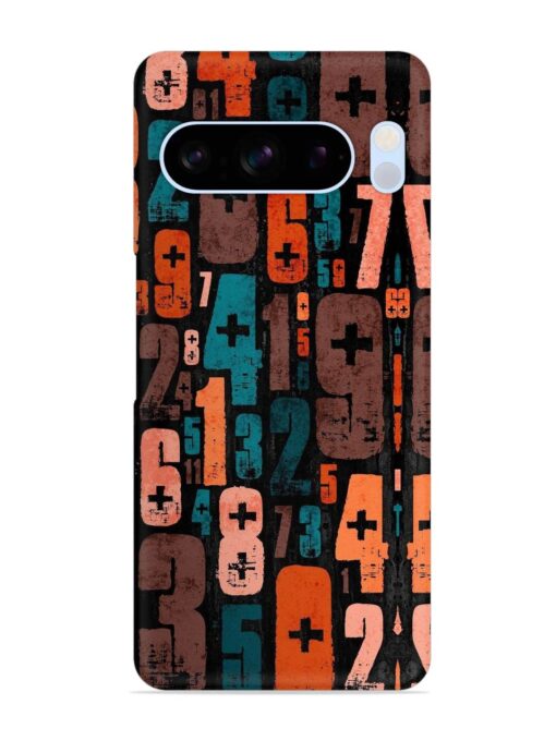 0 To 9 Art Snap Case for Google Pixel 8 Pro Zapvi