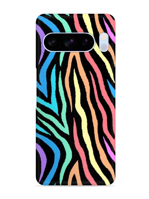 Colorful Abstract Zebra Snap Case for Google Pixel 8 Pro Zapvi