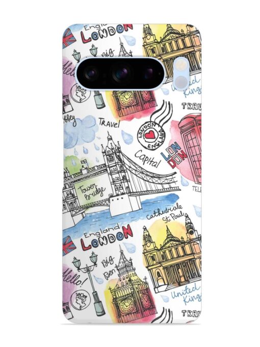 Vector London Landmark Snap Case for Google Pixel 8 Pro Zapvi