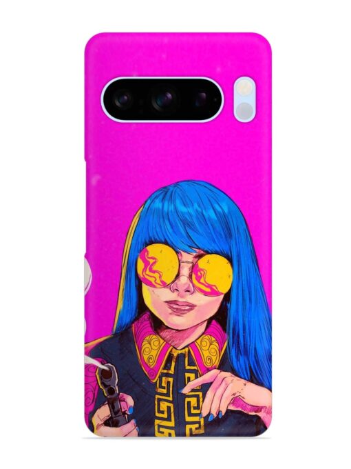 Aesthetic Anime Girl Snap Case for Google Pixel 8 Pro Zapvi