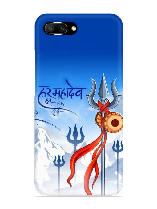 Har Har Mahadev Trishul Snap Case for Honor 10 Zapvi