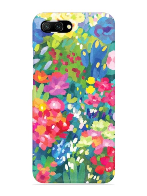 Watercolor Flower Art Snap Case for Honor 10 Zapvi