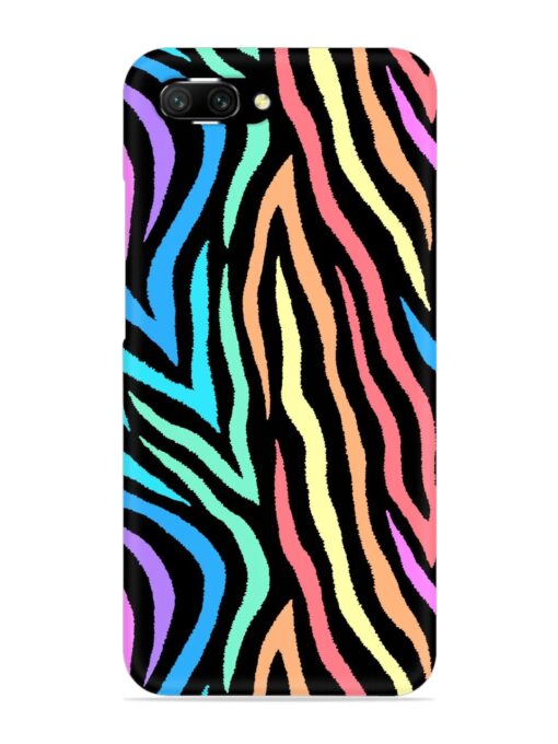 Colorful Abstract Zebra Snap Case for Honor 10 Zapvi