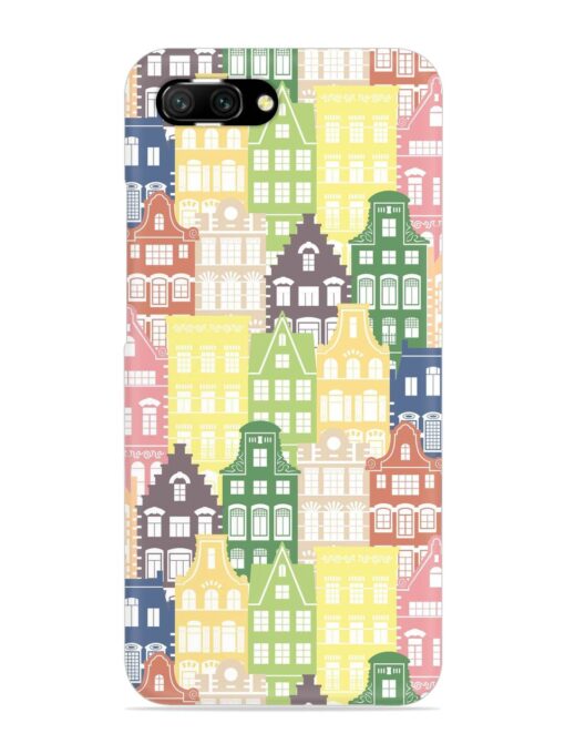 Seamless Shapes Pattern Snap Case for Honor 10 Zapvi