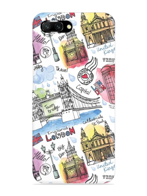 Vector London Landmark Snap Case for Honor 10 Zapvi