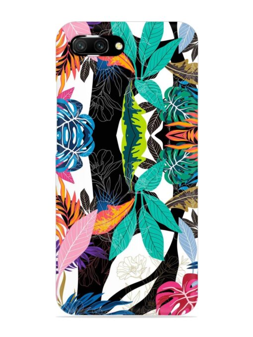 Floral Pattern Bright Snap Case for Honor 10 Zapvi