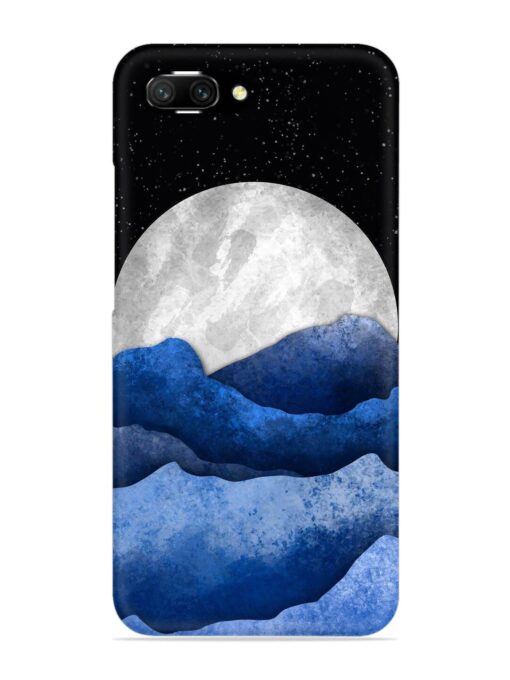 Full Moon Mountain Vector Snap Case for Honor 10 Zapvi