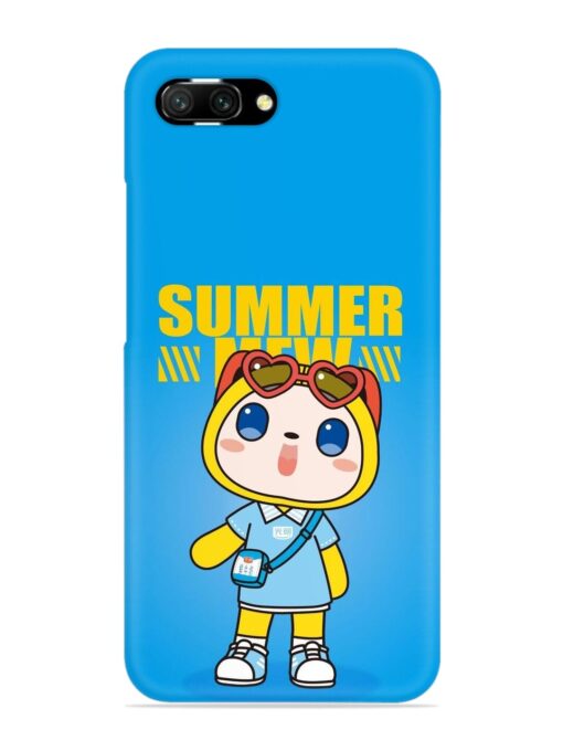 Summer Mew Cartoon Snap Case for Honor 10 Zapvi