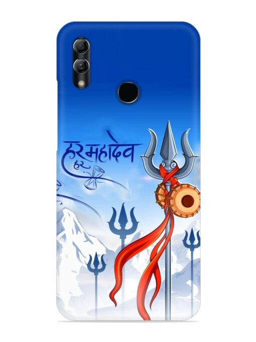 Har Har Mahadev Trishul Snap Case for Honor 10 Lite Zapvi