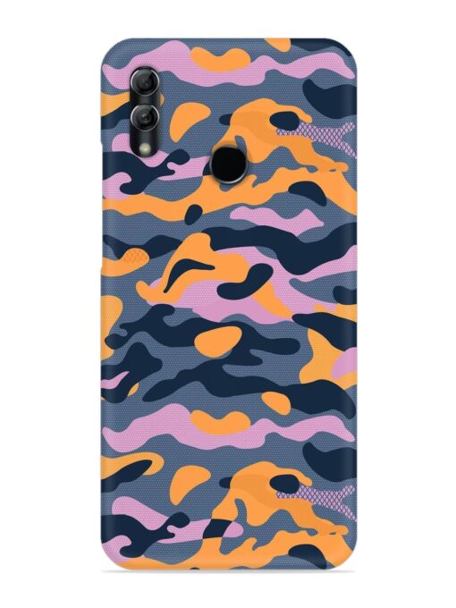 Camouflage Army Military English Orange Art Snap Case for Honor 10 Lite Zapvi