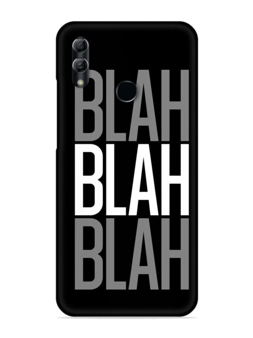 Blah Blah Blah Wallpaper Snap Case for Honor 10 Lite Zapvi