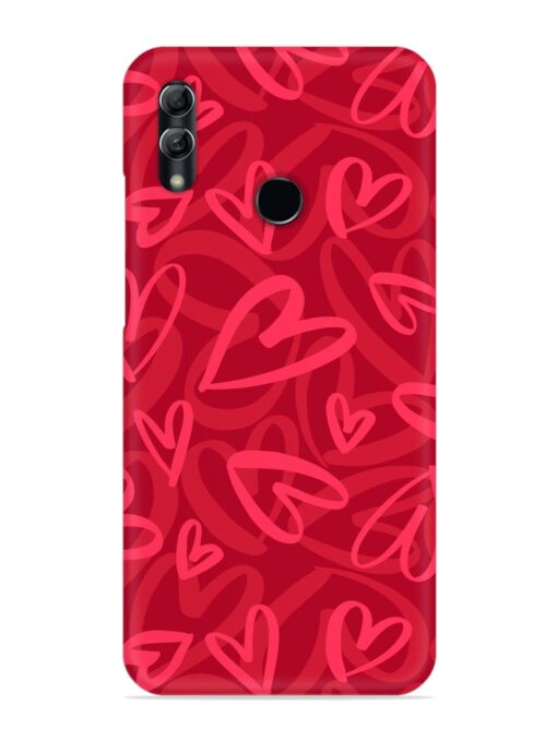 Seamless Romantic Pattern Snap Case for Honor 10 Lite Zapvi