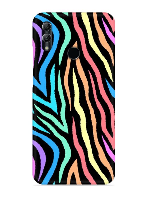 Colorful Abstract Zebra Snap Case for Honor 10 Lite Zapvi