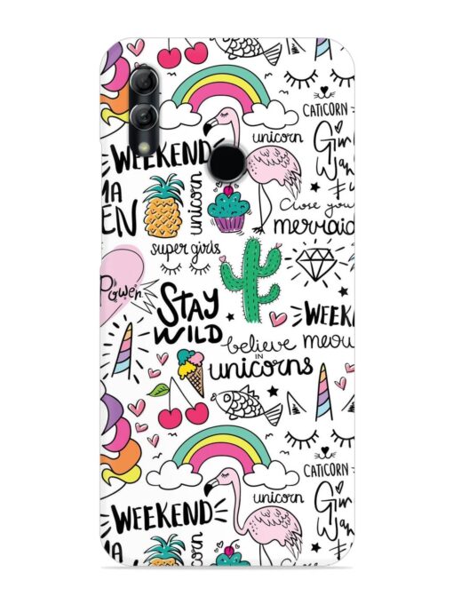 Unicorn Ice Cream Snap Case for Honor 10 Lite Zapvi