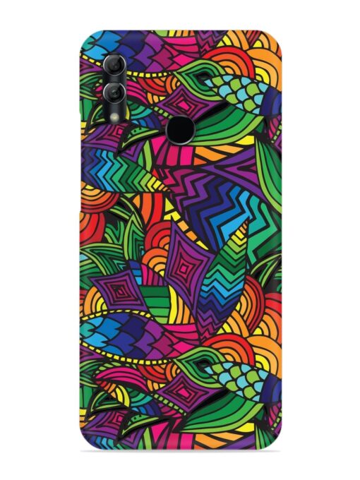 Abstract Multicolor Seamless Snap Case for Honor 10 Lite Zapvi