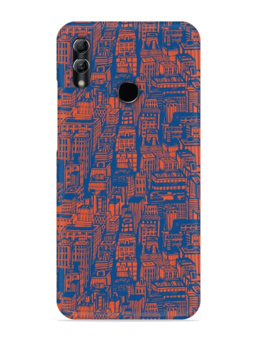 Hand Drawn Seamless Snap Case for Honor 10 Lite Zapvi