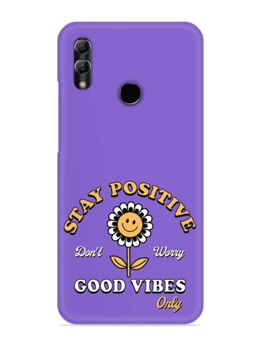 Retro Positive Flower Snap Case for Honor 10 Lite Zapvi