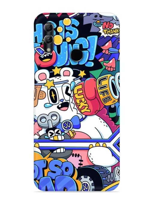 Universal Doodle Snap Case for Honor 10 Lite Zapvi