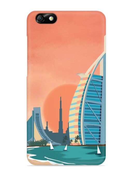 Dubai Architectural Scenery Snap Case for Honor 4X Zapvi