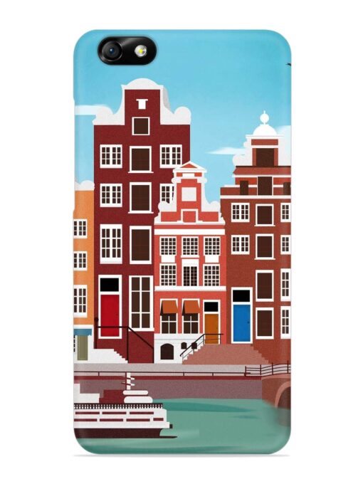 Scenery Architecture Amsterdam Landscape Snap Case for Honor 4X Zapvi