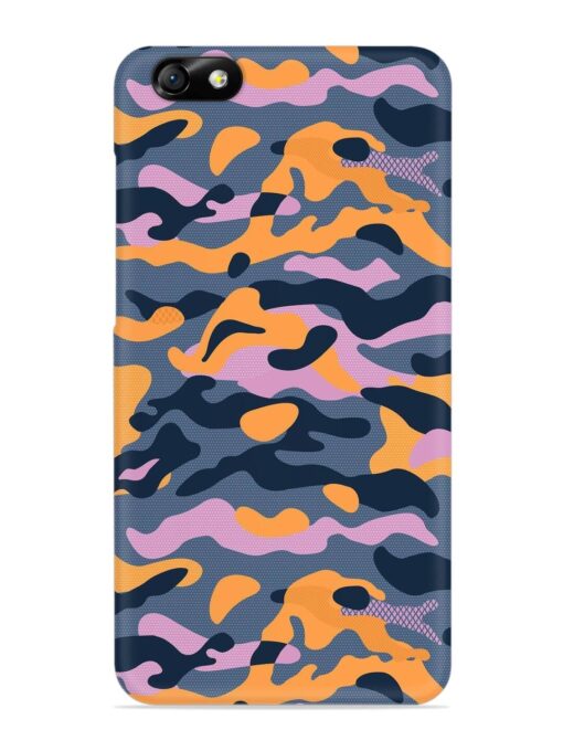 Camouflage Army Military English Orange Art Snap Case for Honor 4X Zapvi