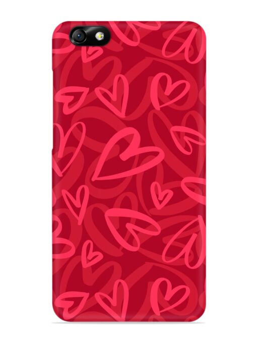 Seamless Romantic Pattern Snap Case for Honor 4X Zapvi