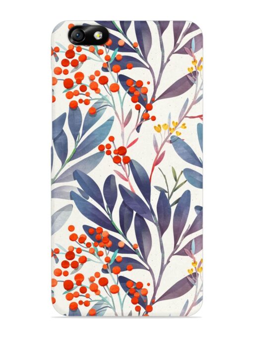 Seamless Floral Pattern Snap Case for Honor 4X Zapvi