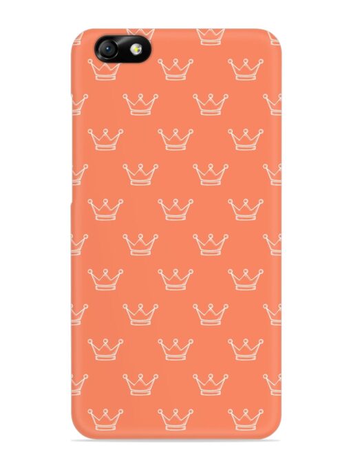 Hand Drawn Crown Snap Case for Honor 4X Zapvi