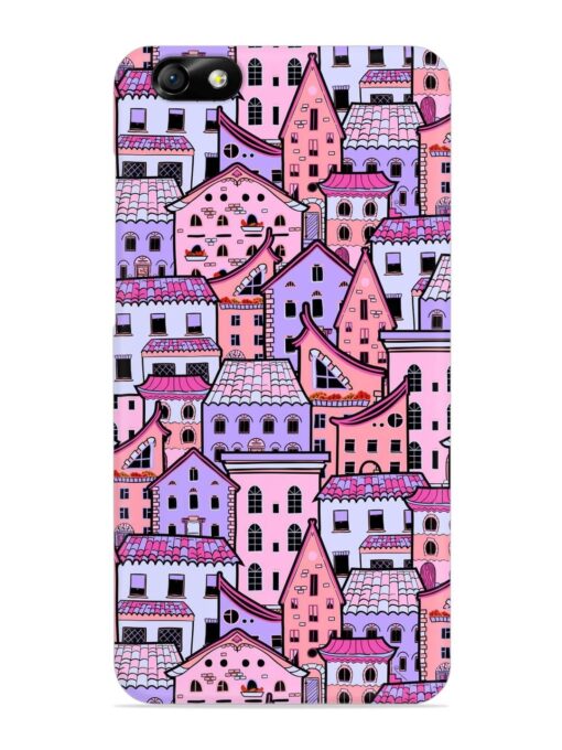 Seamless Pattern Houses Snap Case for Honor 4X Zapvi