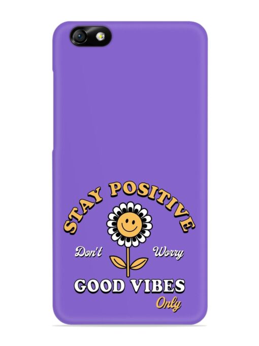 Retro Positive Flower Snap Case for Honor 4X Zapvi