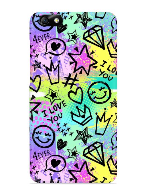 Bright Seamless Pattern Snap Case for Honor 4X Zapvi