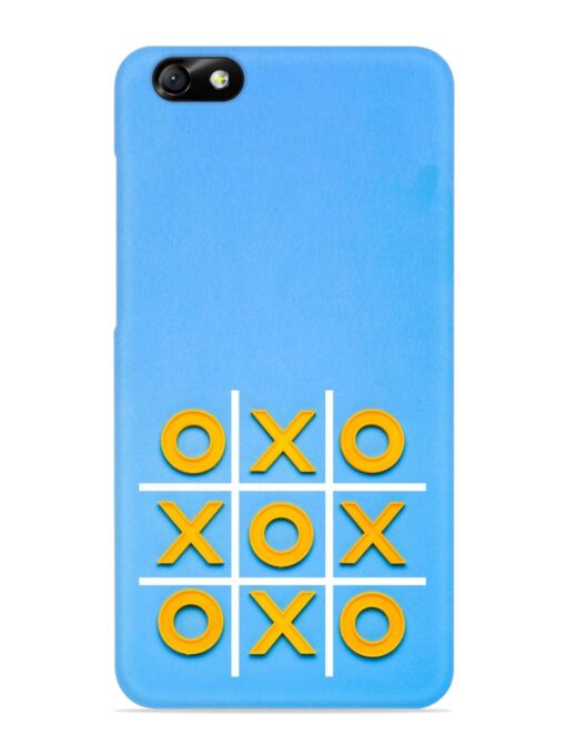 Yellow Plastic Crosses Snap Case for Honor 4X Zapvi